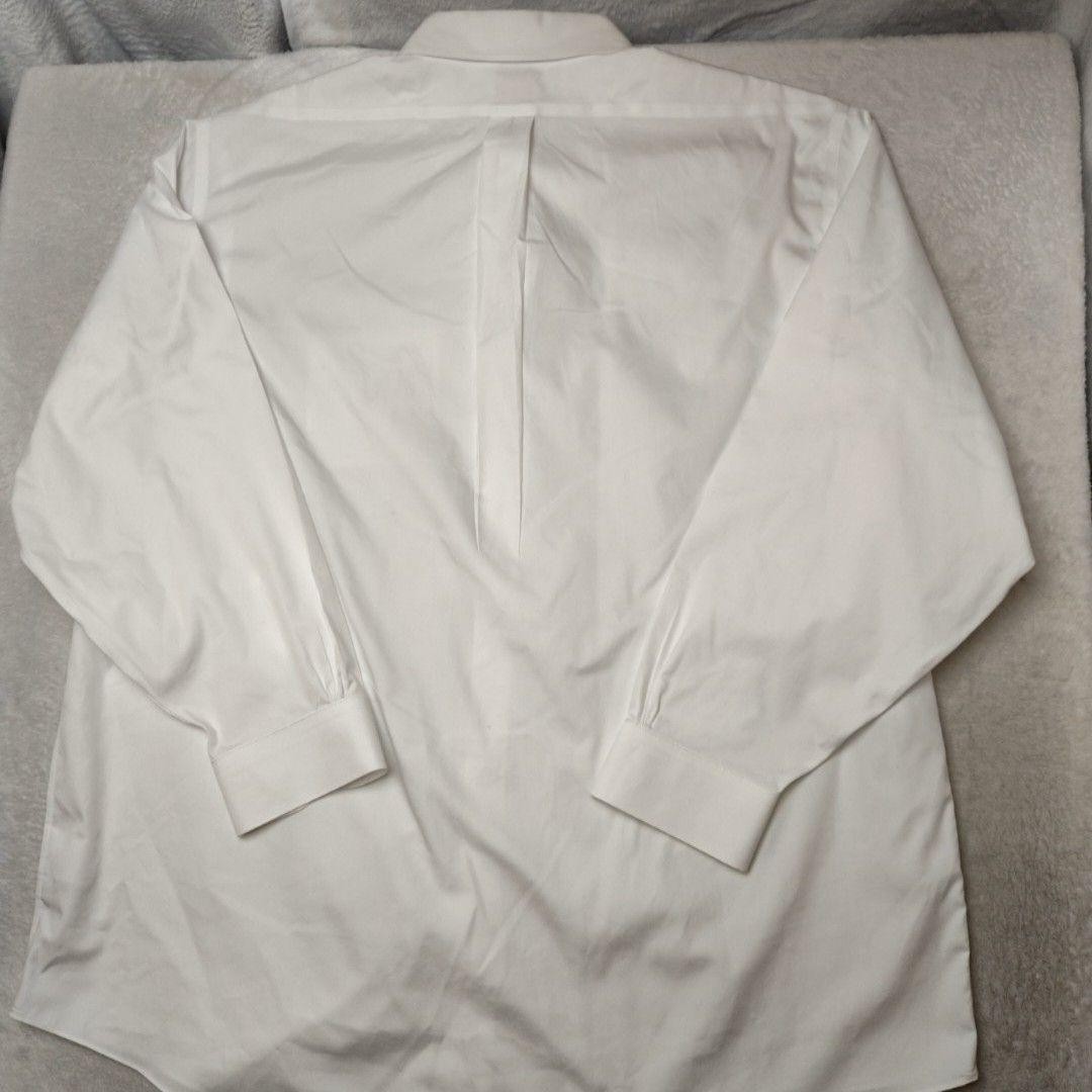 Brooks Brothers Shirt Mens 18 35 White Madison Non-Iron Supima Cotton Button