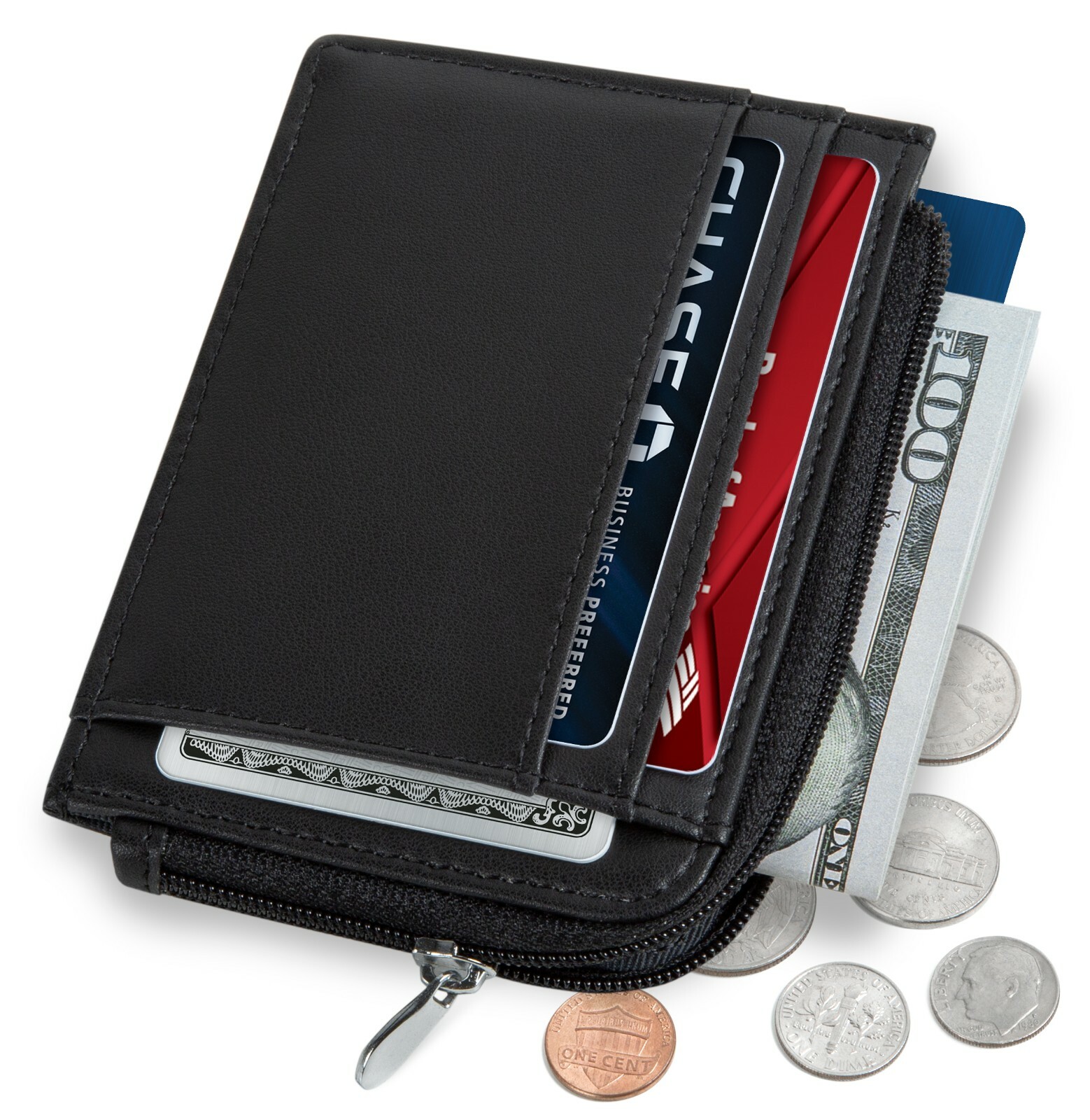 Small Wallets for Women. Slim Wallet for Women with Coin Purse and Credit Card