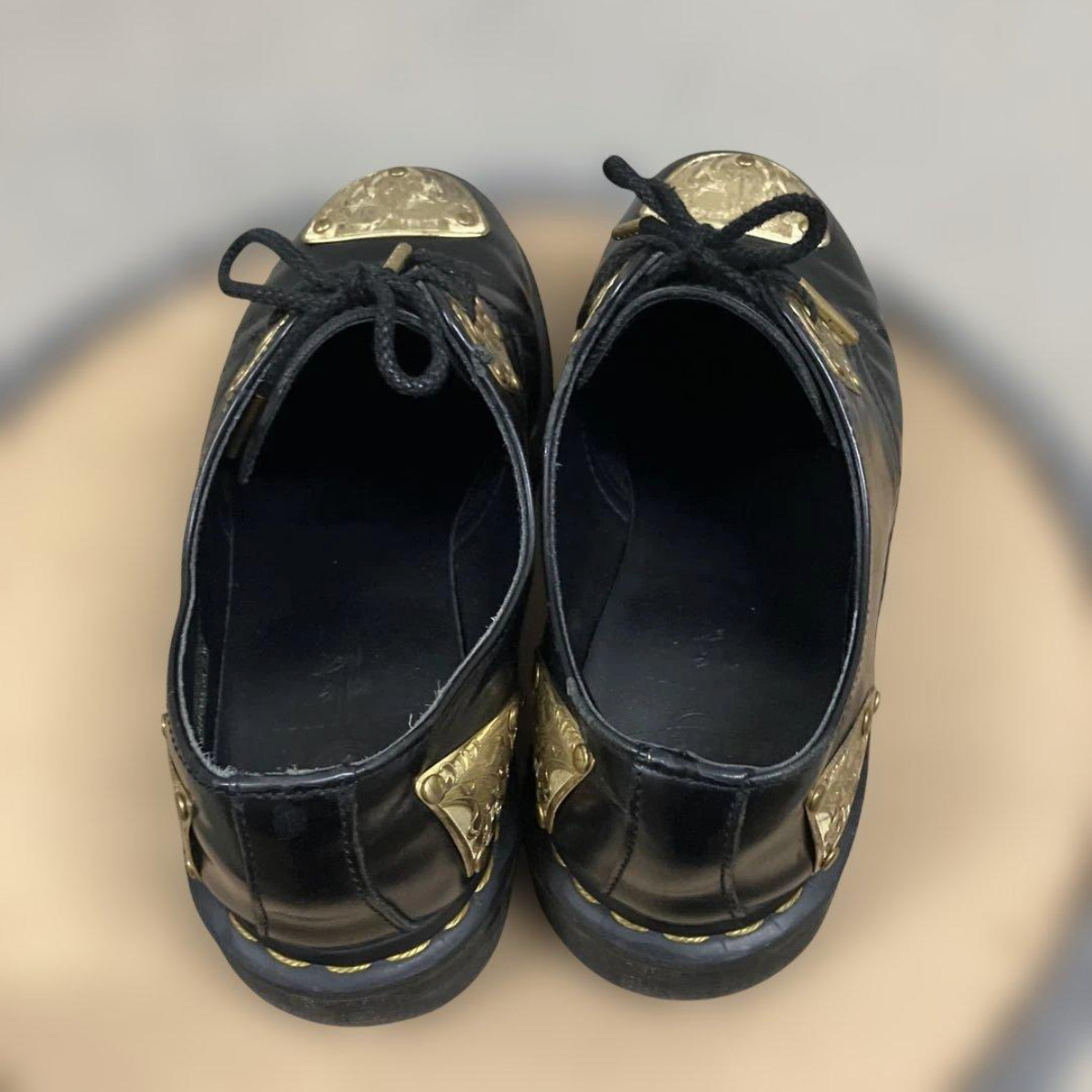 Dr. Martens x KING NERD 1461 Shoe Dress Black Gold US7 UK6 EU39 Men’s