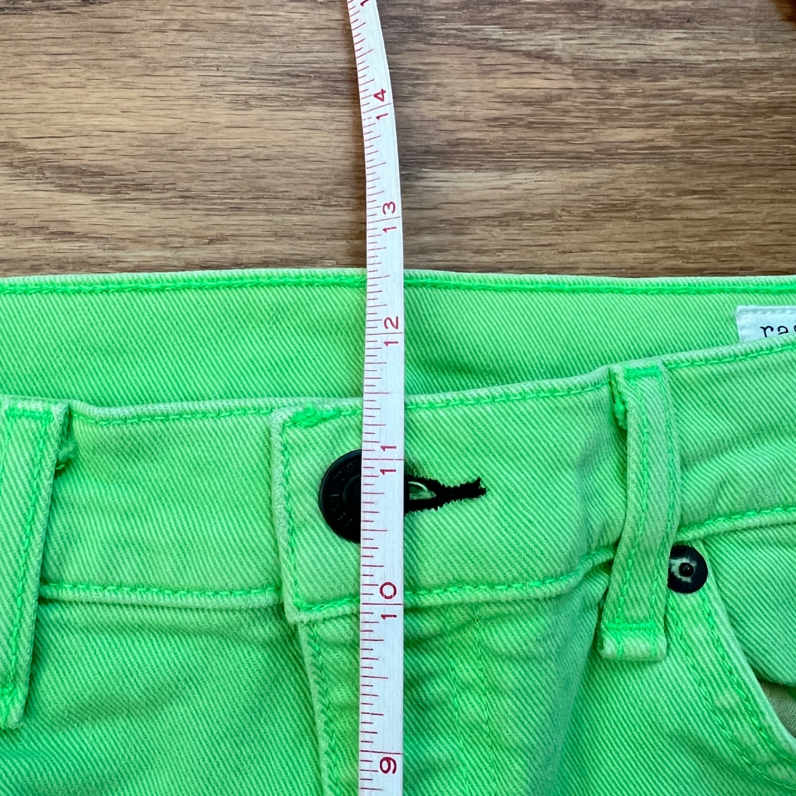Rag & Bone Jeans Women’s Size 28 Lime Green High-Rise Skinny
