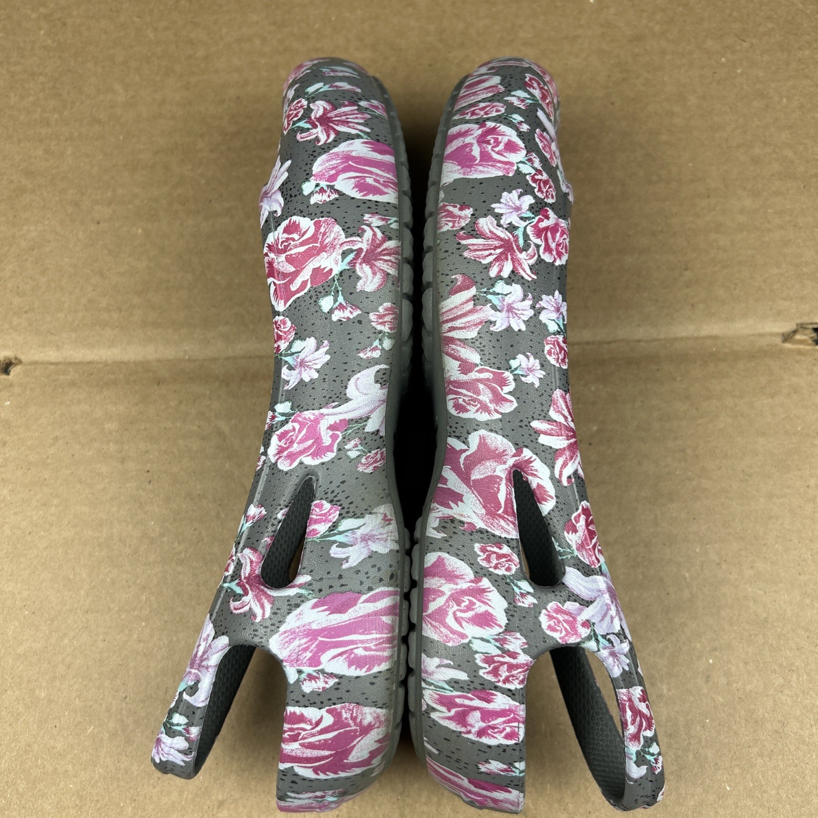 Crocs Womens Kadee Sling Back Floral Ballet Flat Size 9 Comfort Outdoor
