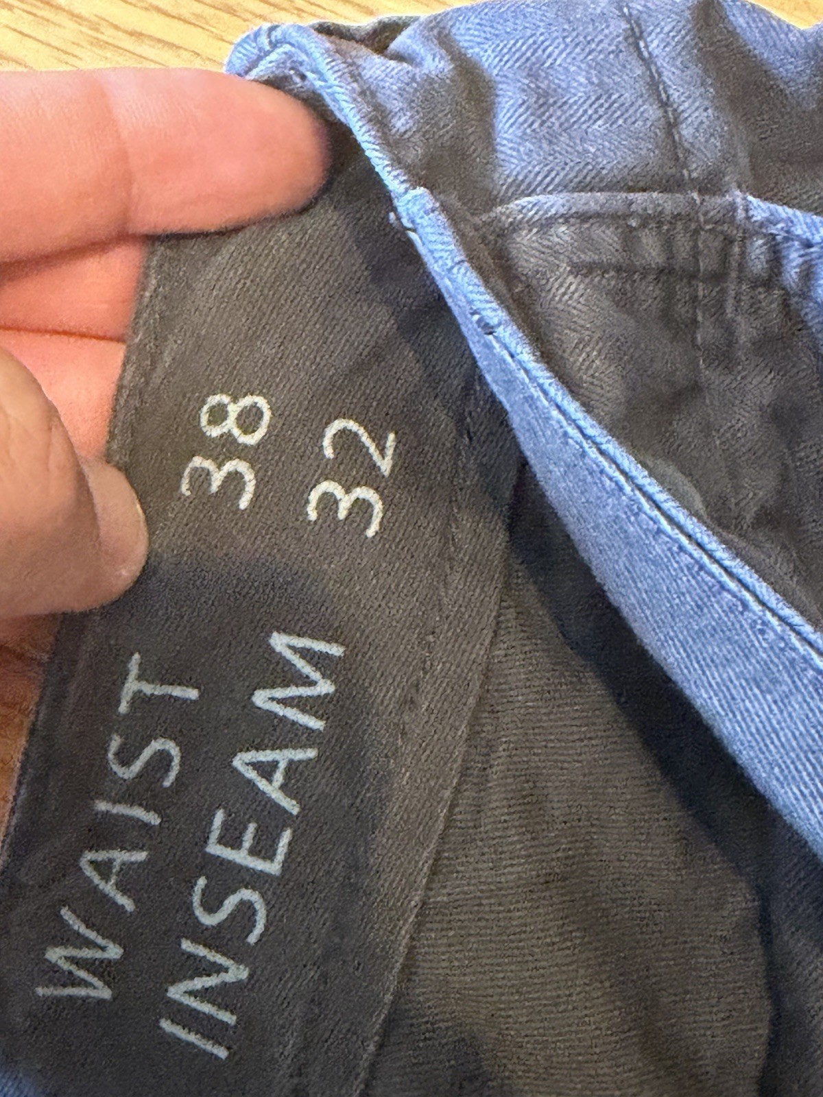 RRL Ralph Lauren Herringbone Twill Field Washed Black 38×32 actually 40×31