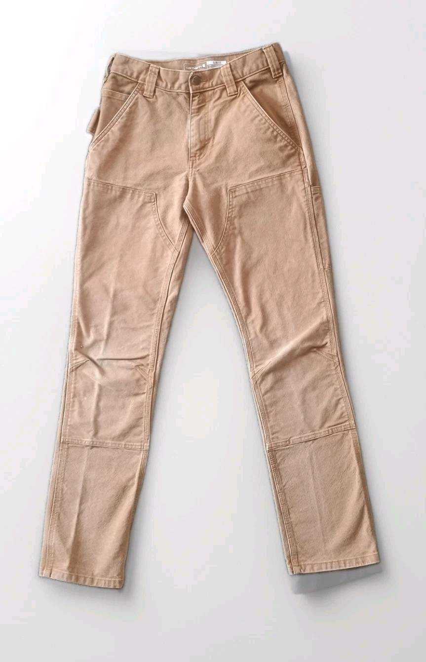 Carhartt Rugged Flex Slim Fit 28 X 32 Tapered Double Front Work Pants BN3340-M