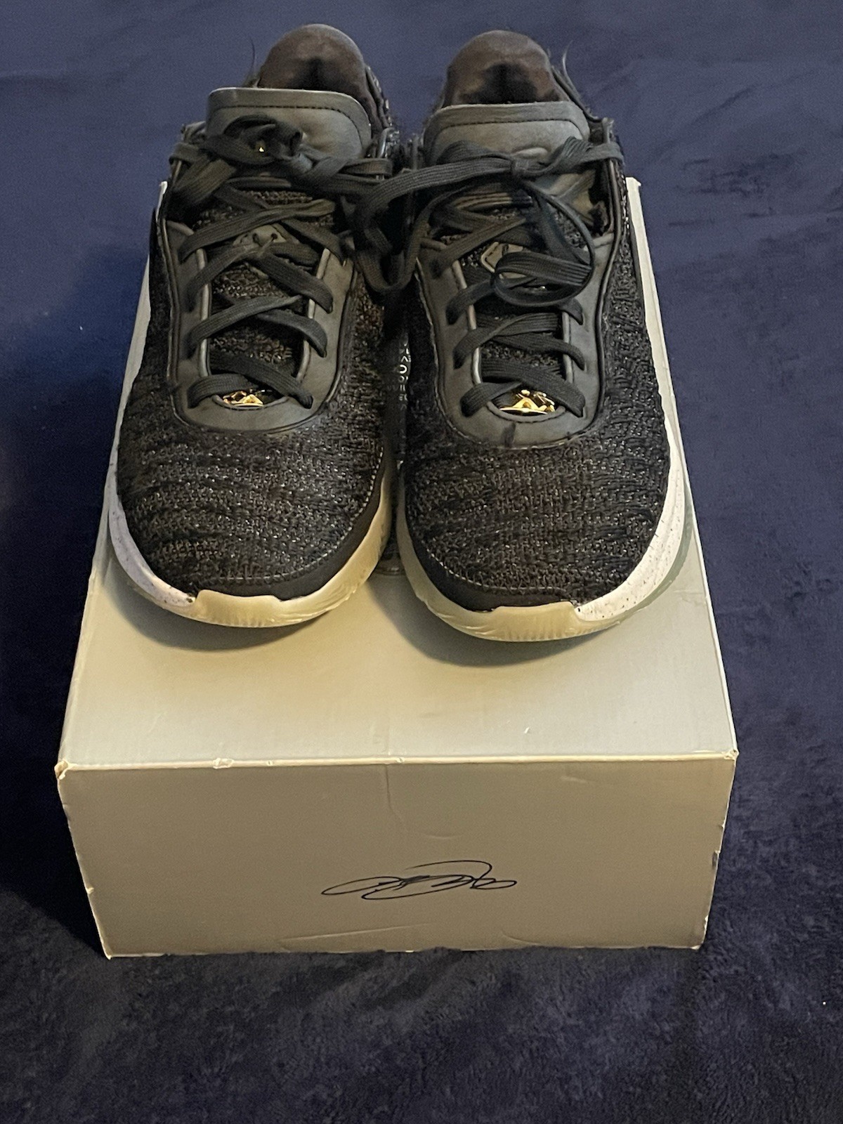LeBron XX (Black/Metallic Gold-White) good condition