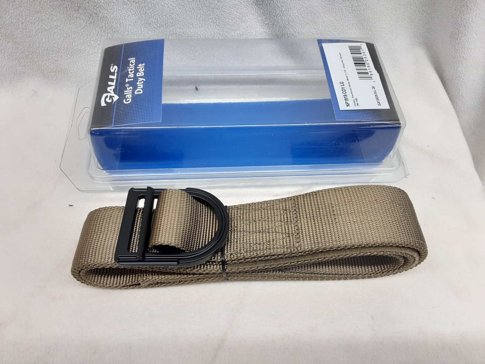 Tactical Duty Belt Heavy Duty Webbing With Metal Buckle OD/Coyote 1.75 Inch