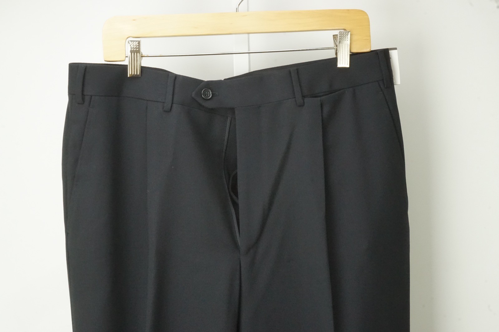Corneliani Master Dark Blue Wool Dress Pants Sz 52R EU BRAND NEW