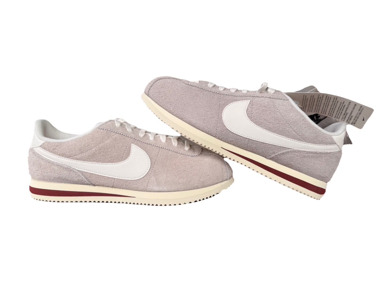 Nike Cortez SE Suede Sneaker Men’s 11 Grey/Red/Coconut Milk/Sail – HF3142-001