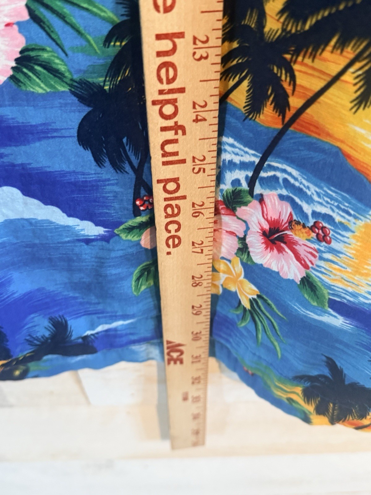 Vintage Pacific Legend Hawaiian Shirt Mens 2XL Blue Floral Tropical Beach