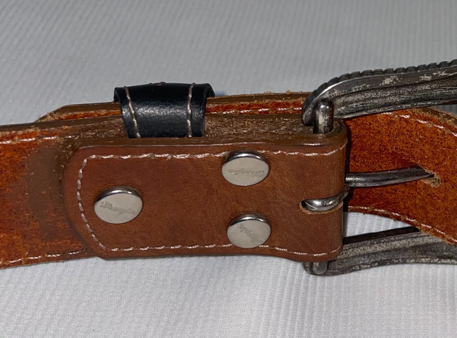 Wrangler 36/90 Genuine Leather 6904- 028 Handcrafted Belt