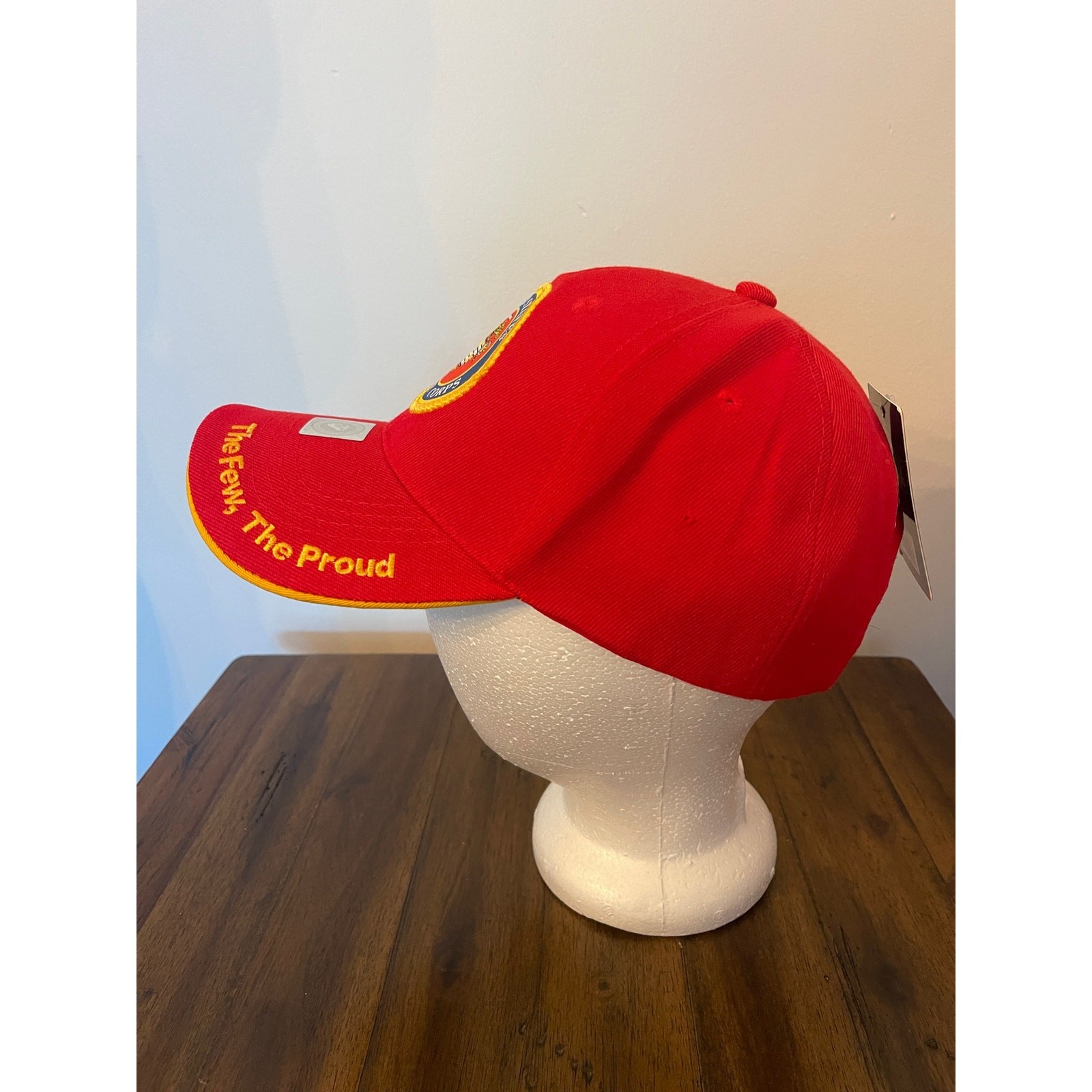 USMC Marine Corps Marines The Few The Proud Red Adjustable Baseball Hat