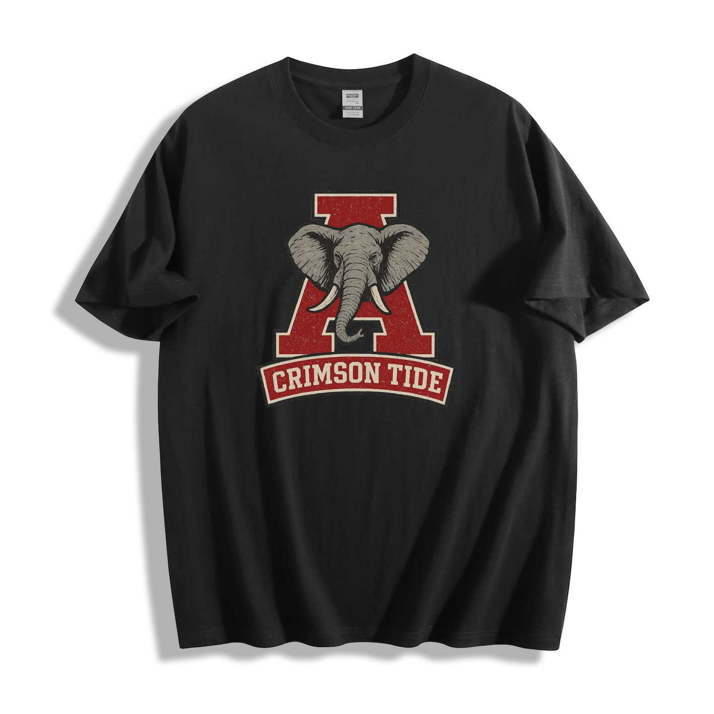 Alabama Crimson Tide Elephant Logo T-Shirt – Retro College Sports Design Unisex