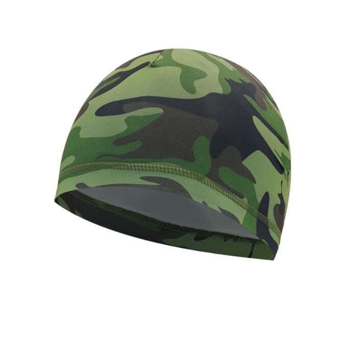 Dome Cap Wicking Helmet Liner Elastic FootBall Biker Beanie Hat Head Wrap Spande