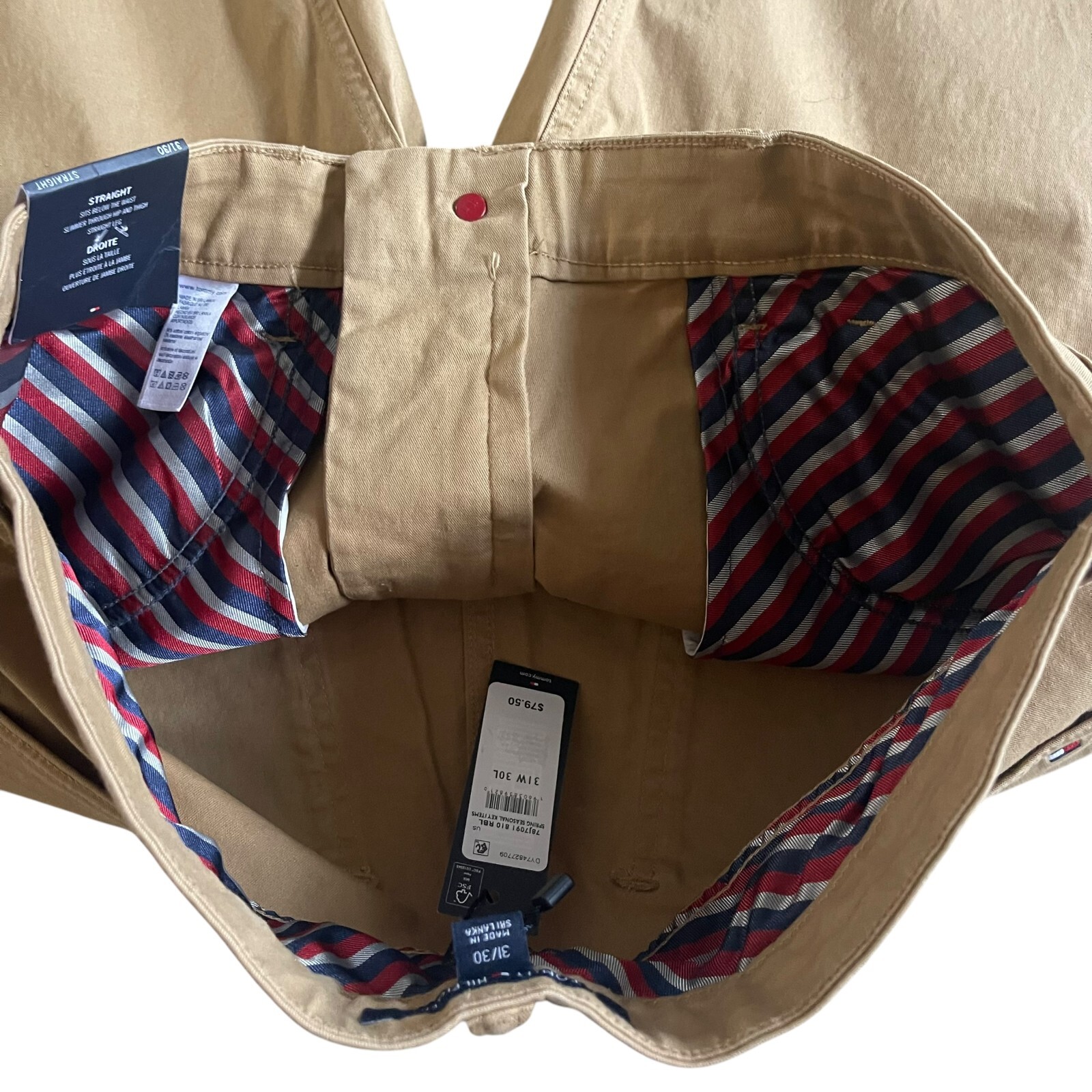 Tommy Hilfiger THFLEX Men’s Regular Fit Straight Leg Stretch Twill Chino Pants