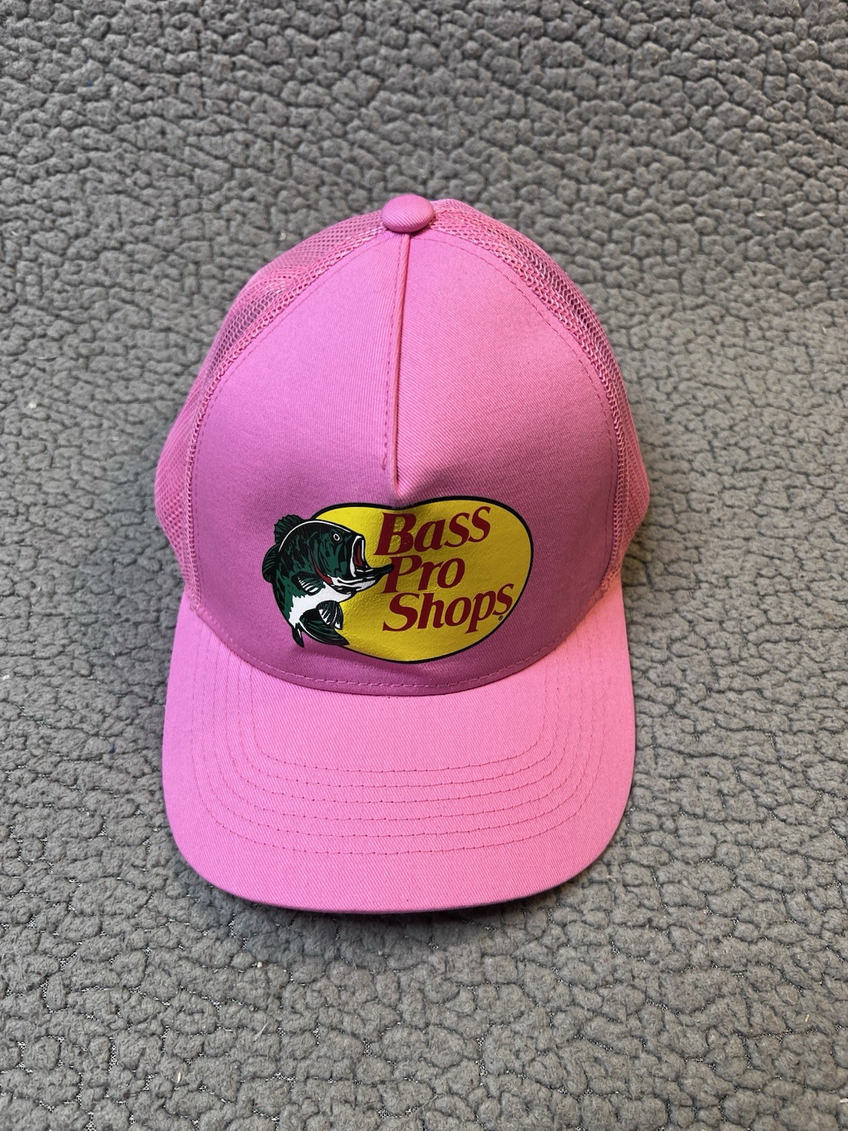 Bass Pro Shops Hot Pink Mesh Trucker Hat Unisex One Size Fit Most