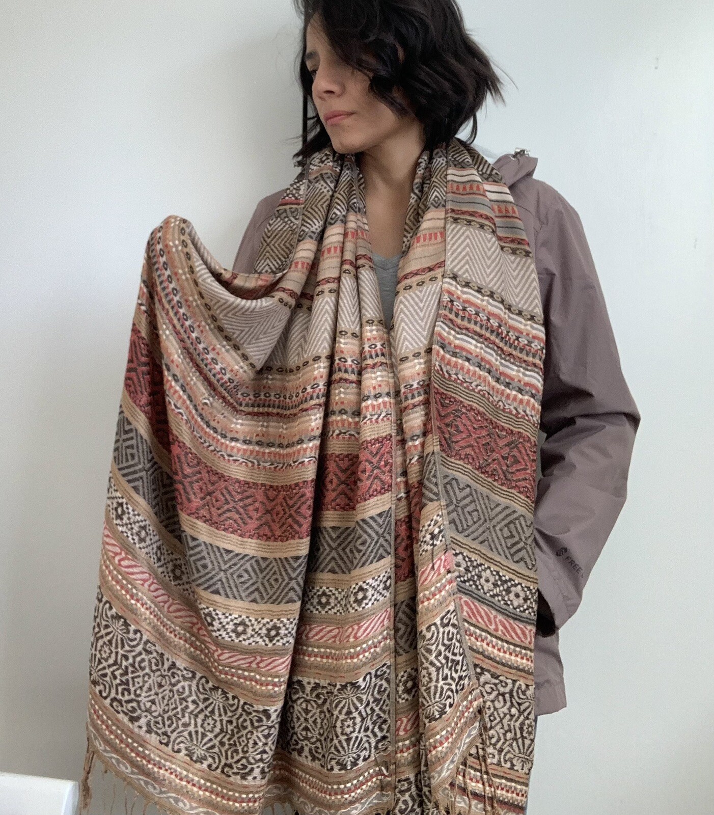 Pashmina Scarf Shawl , Is Perfect For Any Season,travel Accessories For Women .