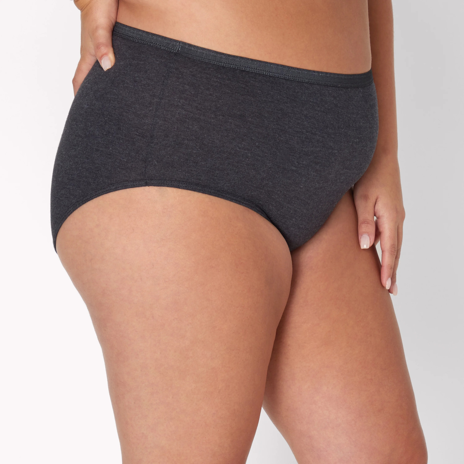 Cotton High Briefs 6-Pack Panties Just My Size Underwear Tagless Cool Comfort