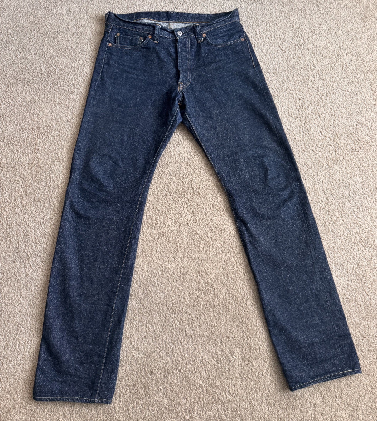 Samurai Jeans S0510XX-II Otokogi 15Oz. Dark Wash Selvedge Denim Jeans Sz 32