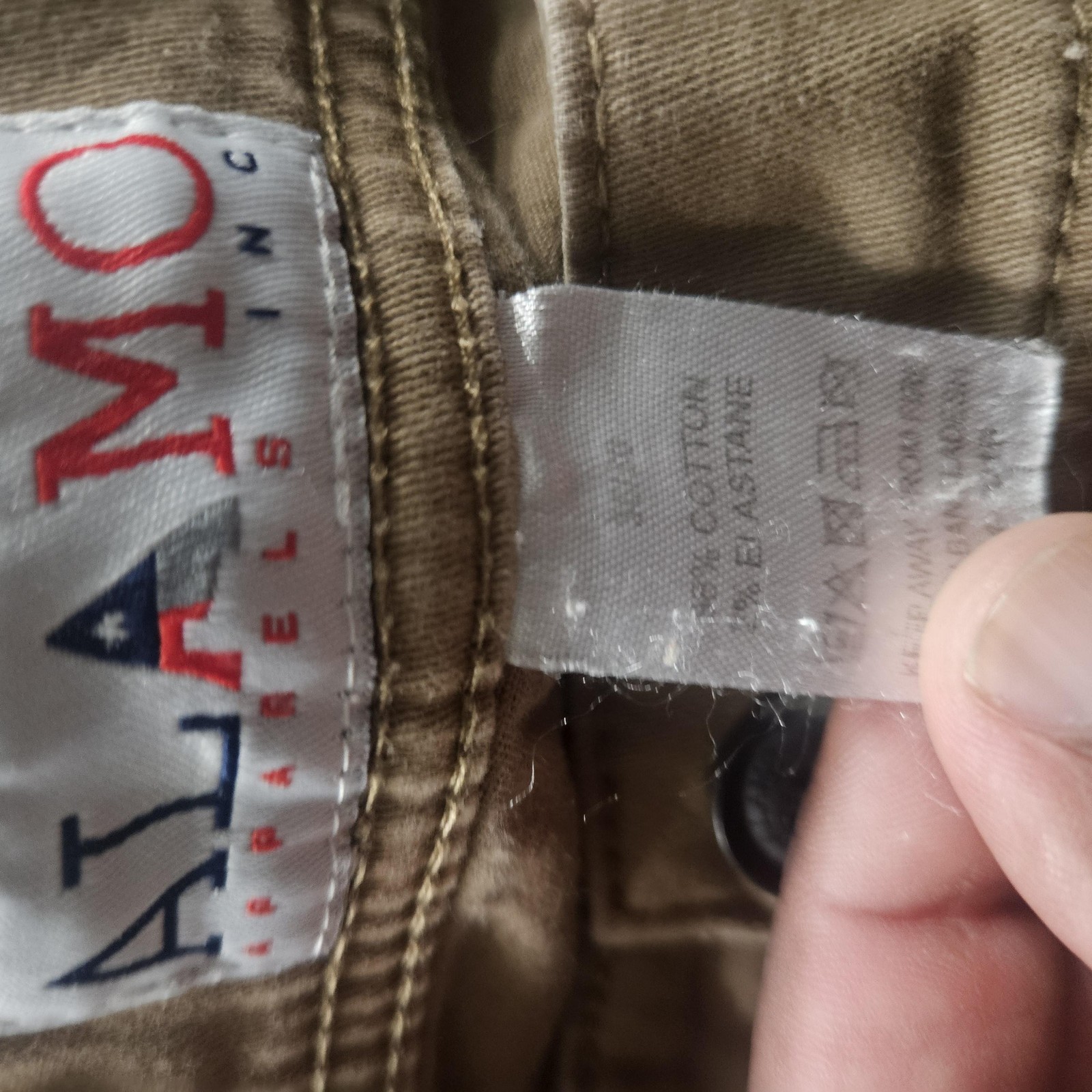Alamo Apparels Cargo Pants Mens Khaki Brown Stretch Twill Utility Pockets