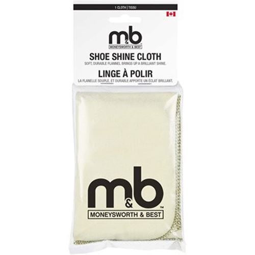 Moneysworth & Best Shoe Shine Cloth – Soft Microfiber (18.5″ x 17″)