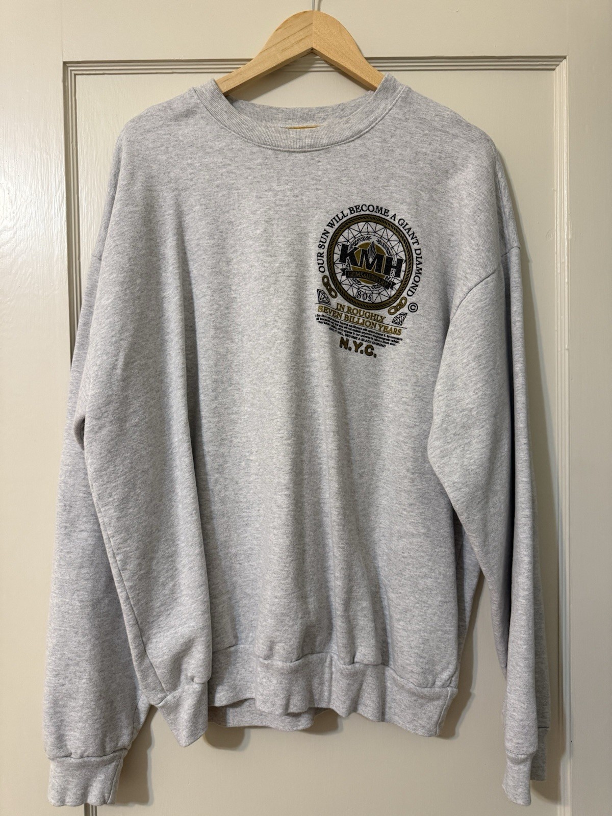 A24 x Online Ceramics Uncut Gems Black Opal Sweater XL