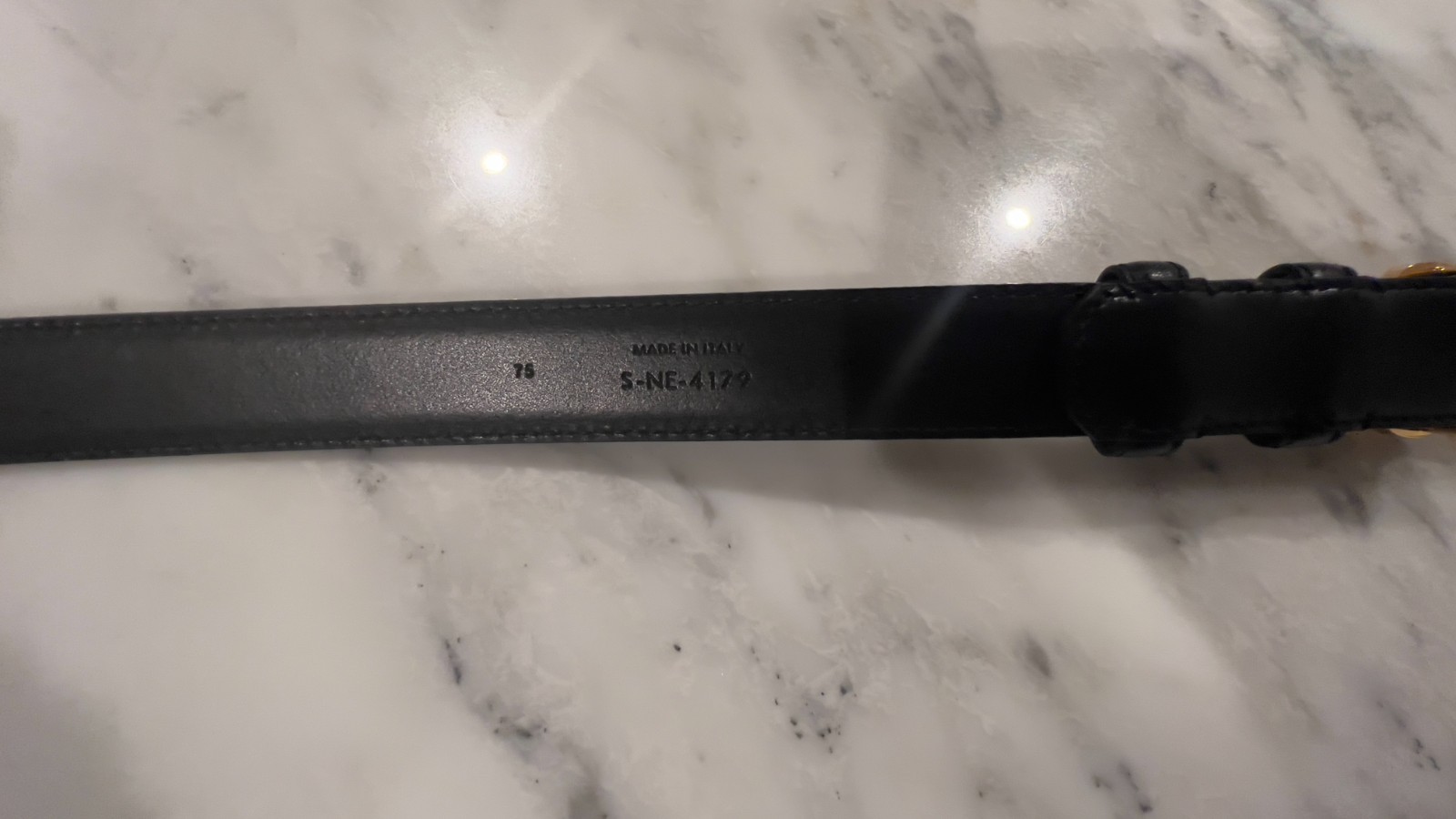 Celine Medium Triomphe Belt Size 75cm