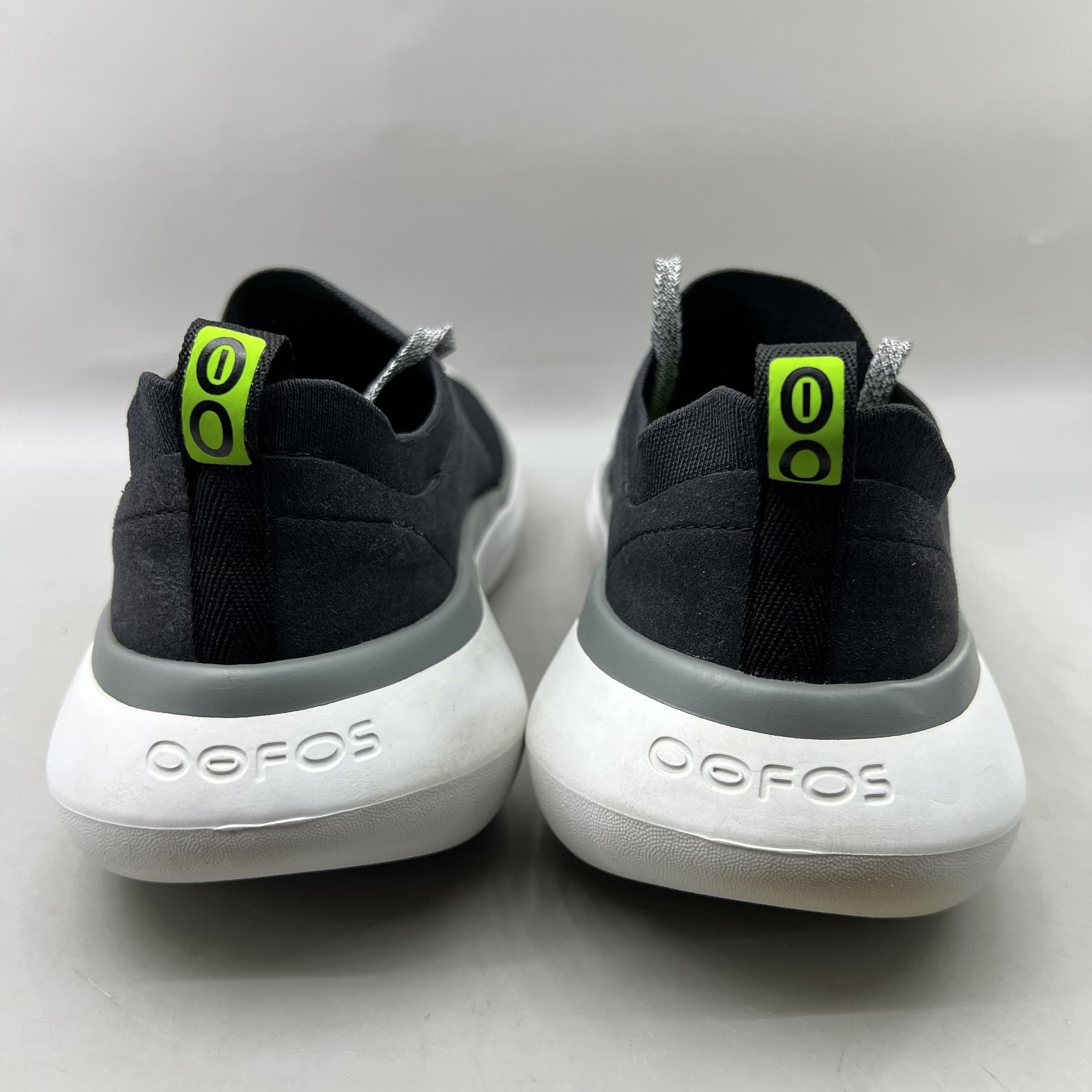 OOFOS OOmy Stride Recovery Shoes Women Size 7.5 U Black Mesh Comfort Sneakers
