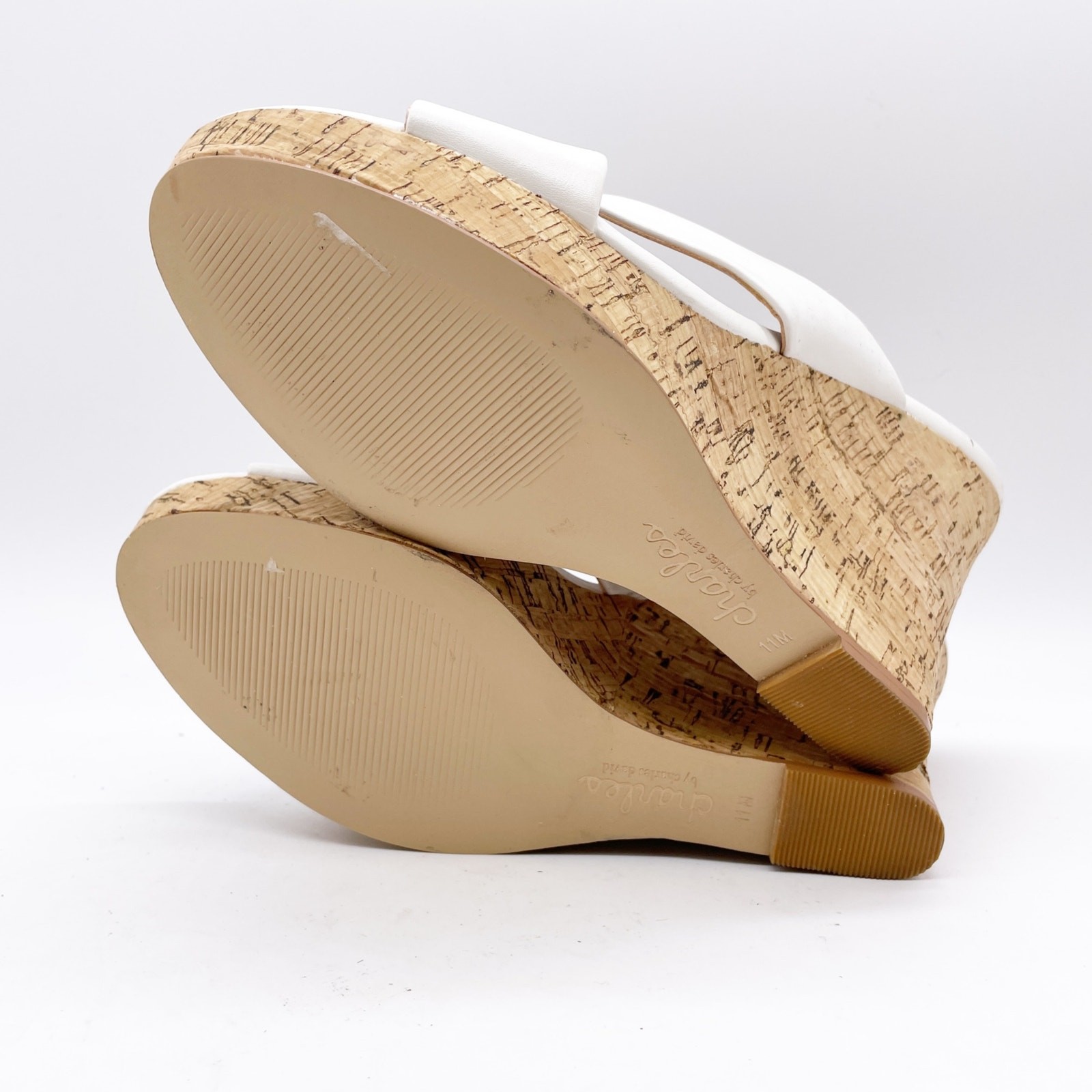 Charles By Charles David Women’s Latrice Wedge Sandals White Size 11 M