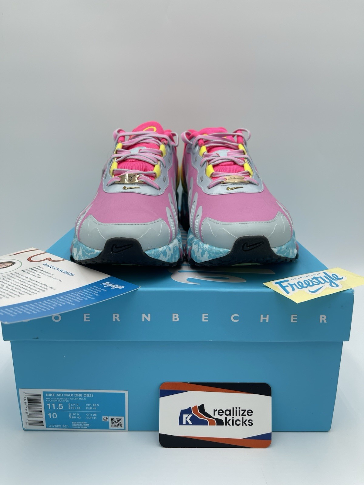 Size 11.5W/ 10M Nike Air Max DN8 Doernbecher Freestyle Raegan (IO7689-921) NEW!