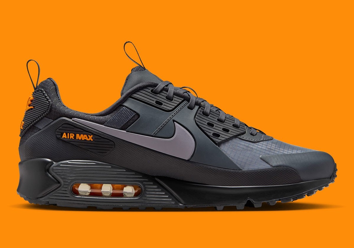 Nike Air Max 90 Drift Black Bright Ceramic Mens Sports Sneaker IO1908-001