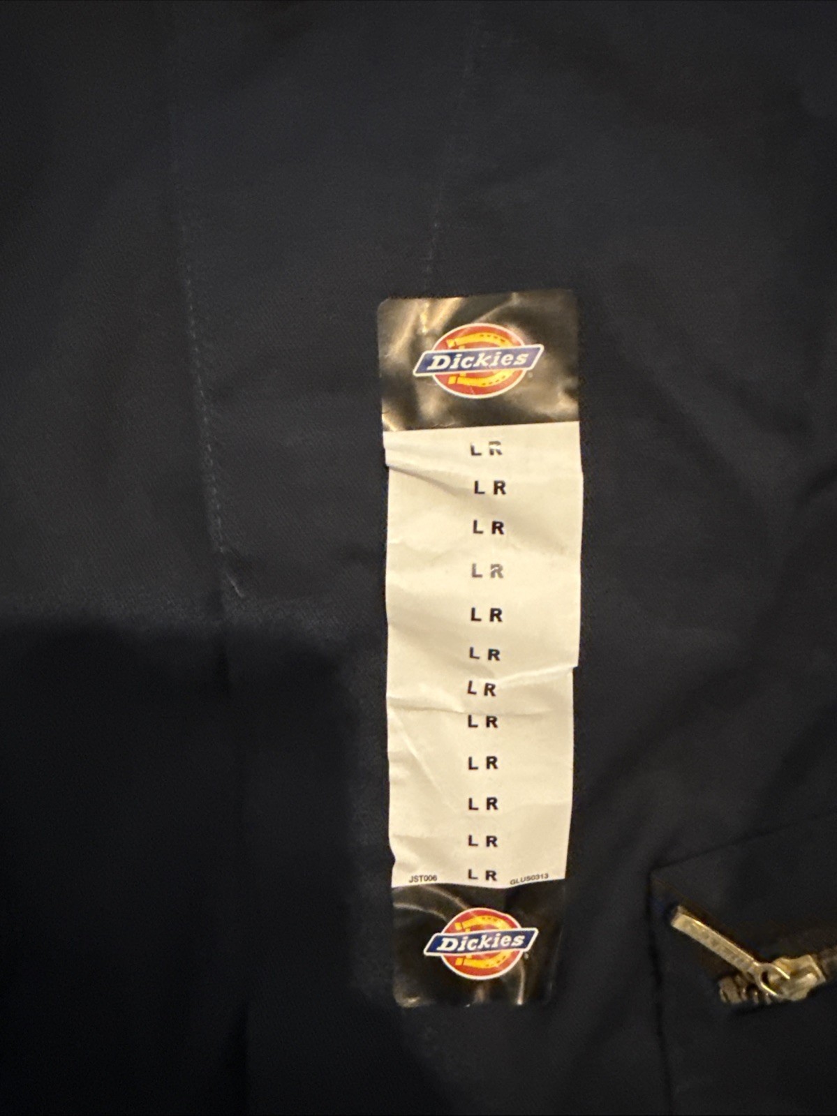 Dickies Long Sleeve Deluxe Coverall, Men L Reg (40×31) – Navy Blue Tool Pockets