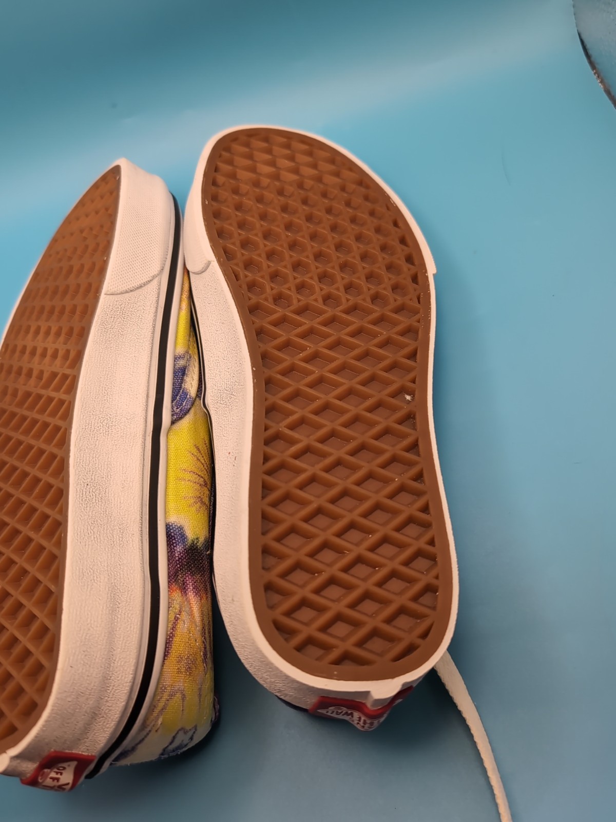 VANS Authentic Tie Dye Canvas rainbow Sneakers Shoes skateboard Men 5.5 Women 7