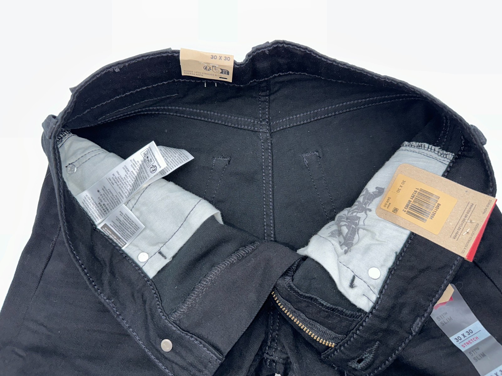 $69 Levi’s Men’s 511 Slim Fit Jeans-Black – Size 30W x 30L – New With Tags