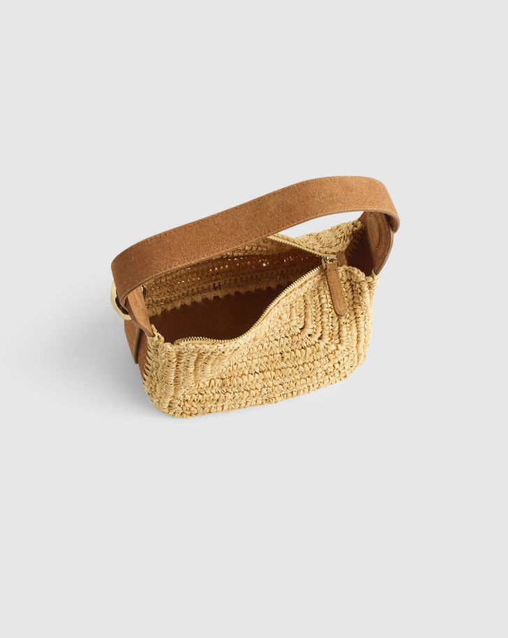 The Sculpted Metal Wristlet Bag