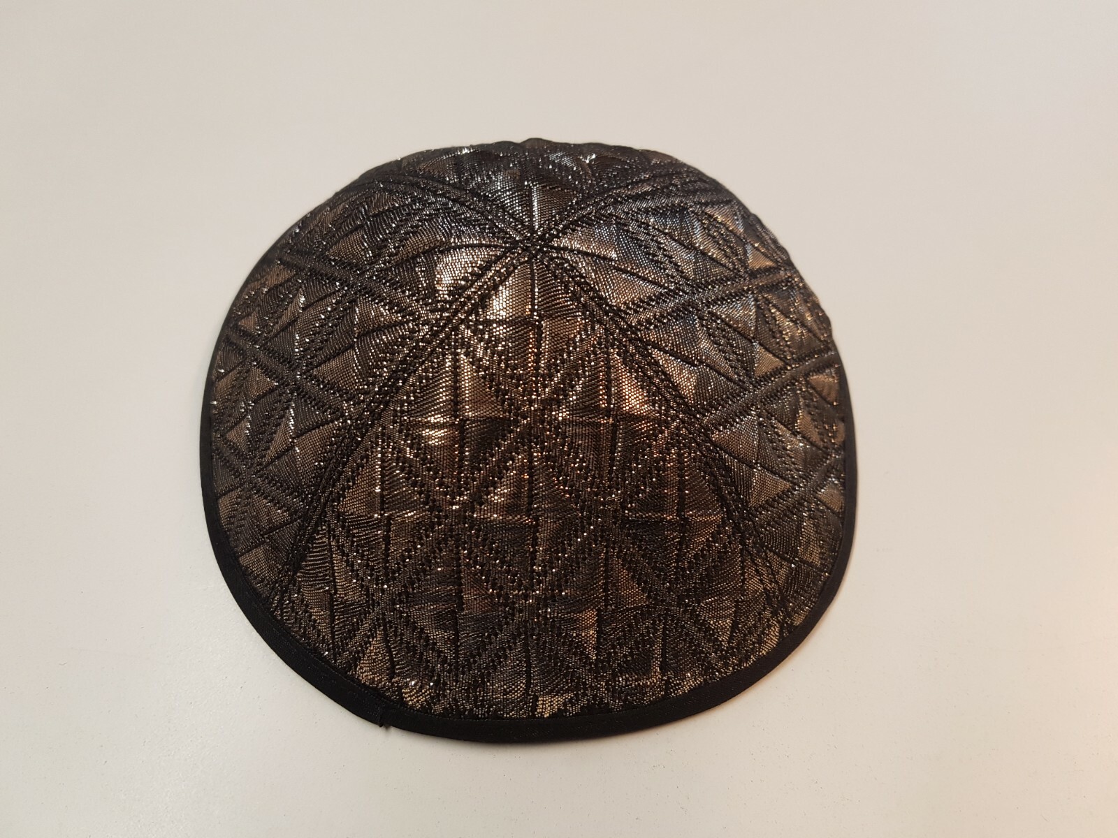 Kippa, Jarmulke, Kippah,Kipa Schwarz 16-17cm