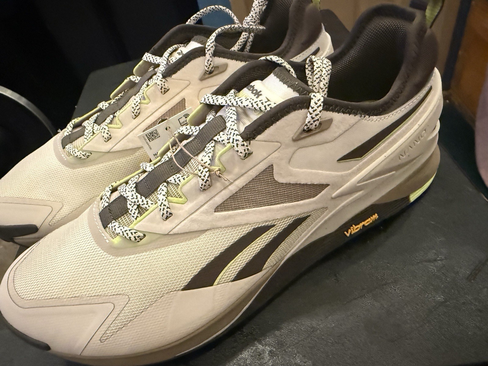 Reebok Nano X3 Adventure Unisex Low Top Lace-Up Training Sneakers Beige/Gray