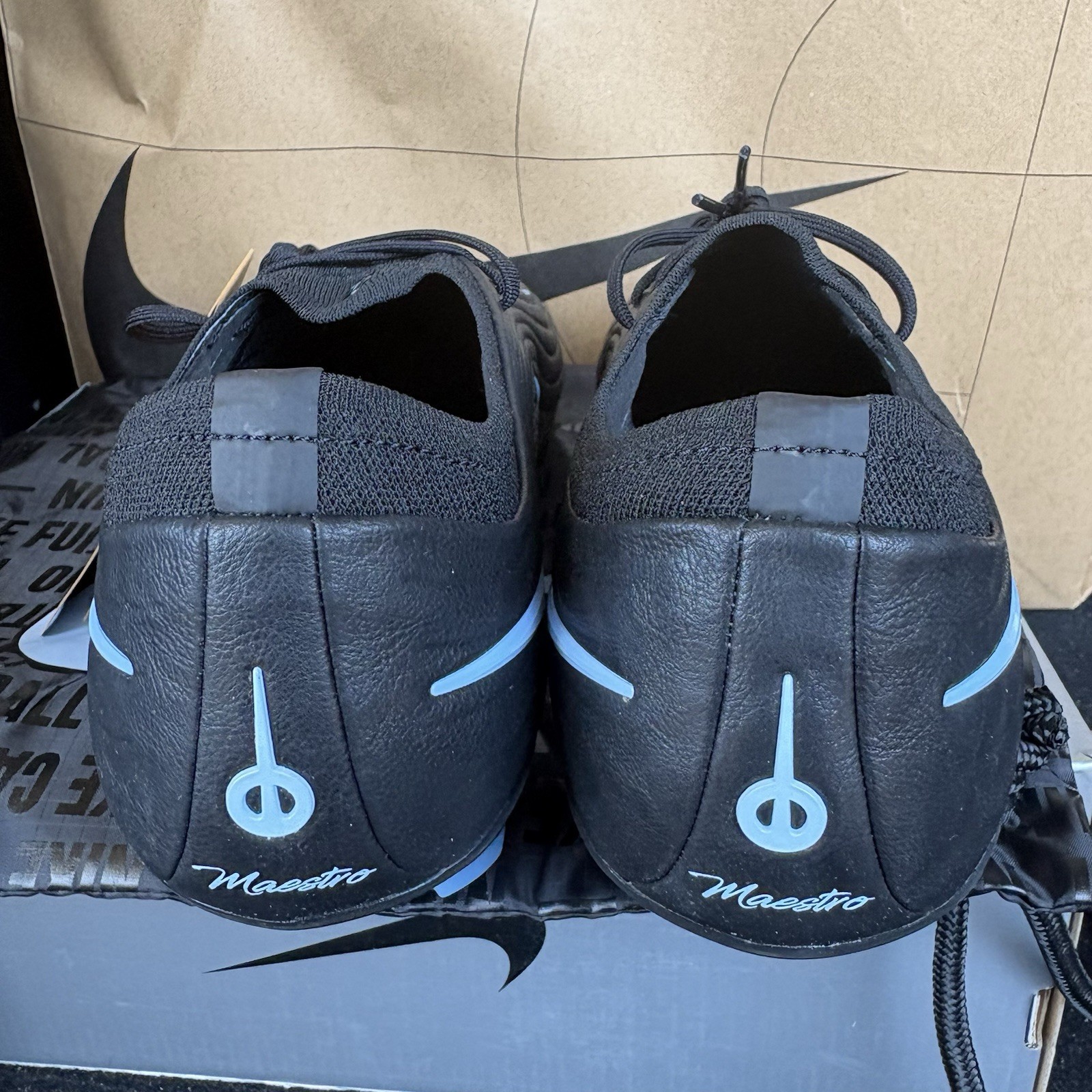 NENike Tiempo Maestro Elite FG ‘Black Ice Blue’ Men’s Size 13 NBY HQ3157-040