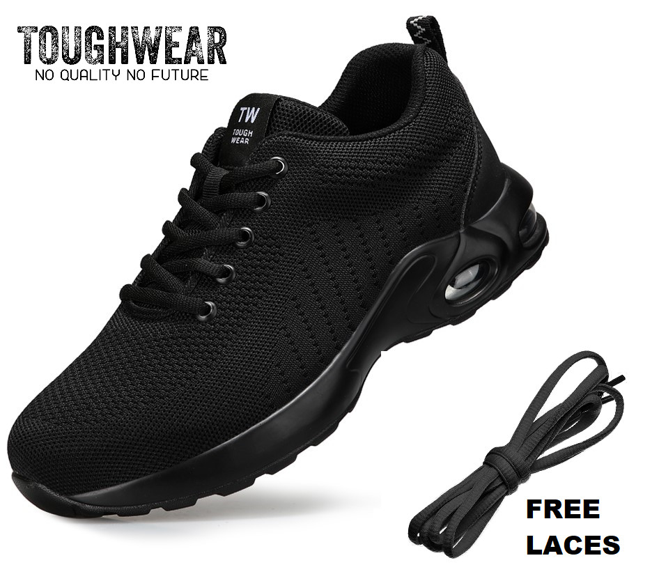 WOMEN MENS SAFETY WORK SHOES LADIES ULTRA LIGHTWEIGHT STEEL TOE CAP TRAINERS