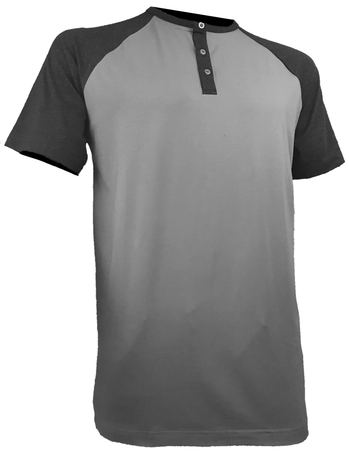 Styllion Big and Tall – Men’s Raglan Henley Baseball Shirts – Heavy Weight RHSS