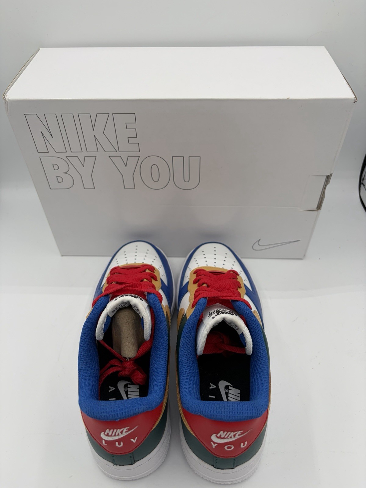 Nike Air Force 1 Low Nike By You Custom Size 7 Men’s/8.5 Women’s Brand New