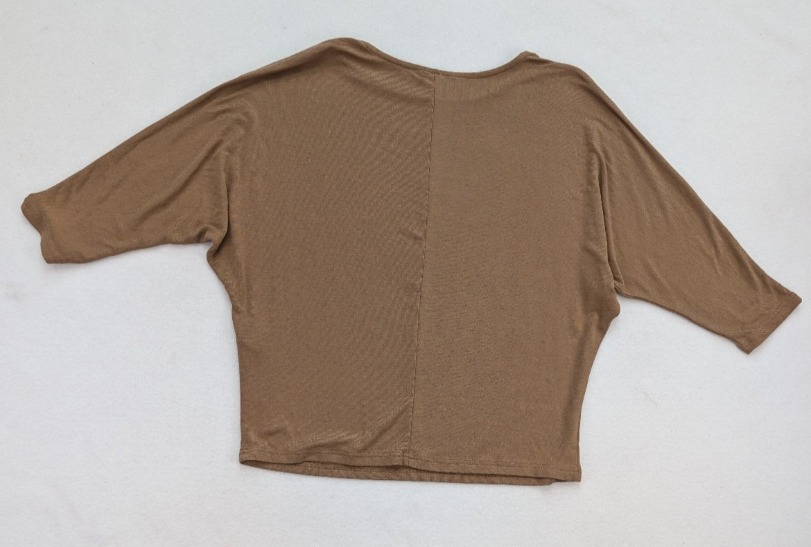 Amaryllis x Hey Nasreen Women’s Top Size M Brown Dolman Sleeve