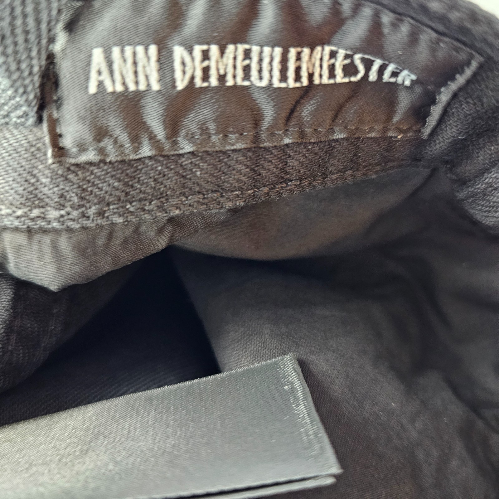 ANN DEMEULEMEESTER Michael 5 Pocket Black High Comfort Pants New & Authentic