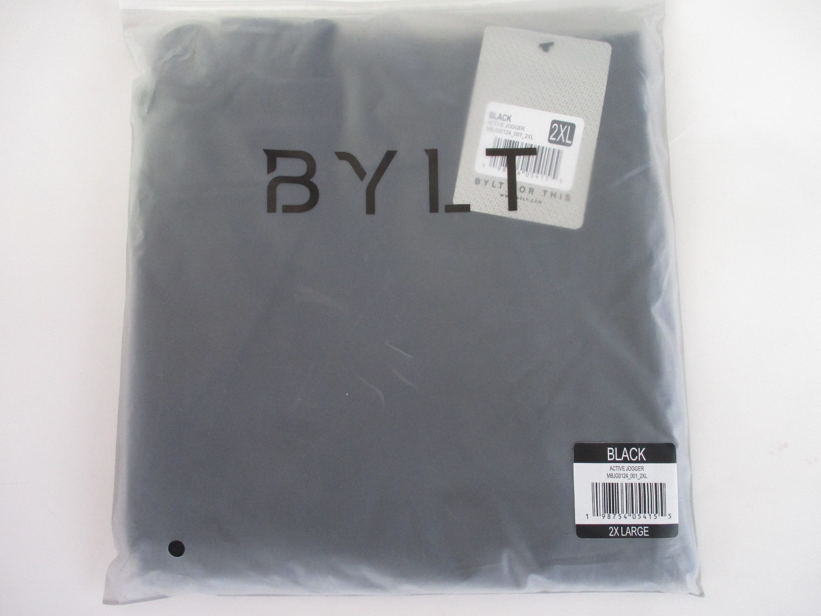 -NWT BYLT Active Jogger Men’s Sweatpants Jogging Pants Black Sz 2XL