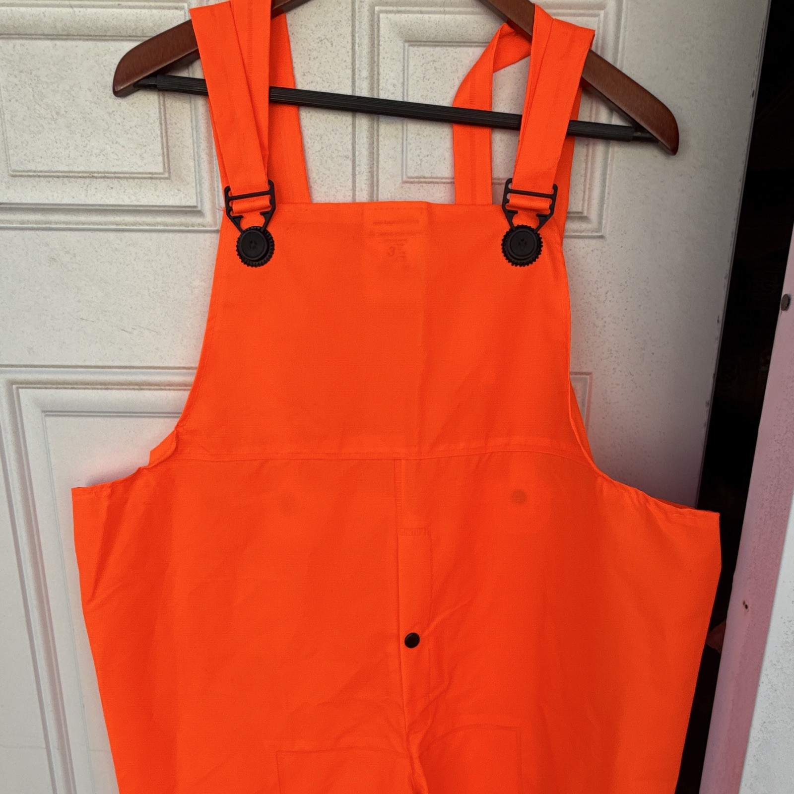 MCR Safety 2013R Hi-Vis Reflective Orange Bib Overalls L ANSI/ISEA ClassE size L