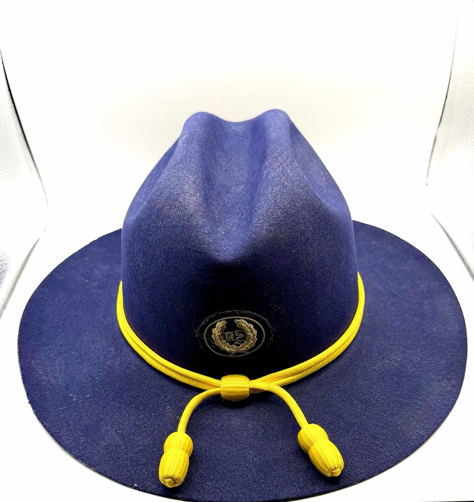 Civil War Union US Army Cavalry Slouch Hat Yellow Gold Cord Size Large Repro