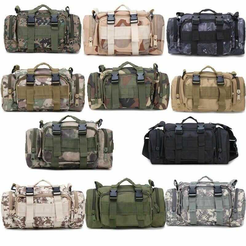 Tactical Waist Pack Molle Pouch Deployment Bag Utility Outdoor Camping Hiking