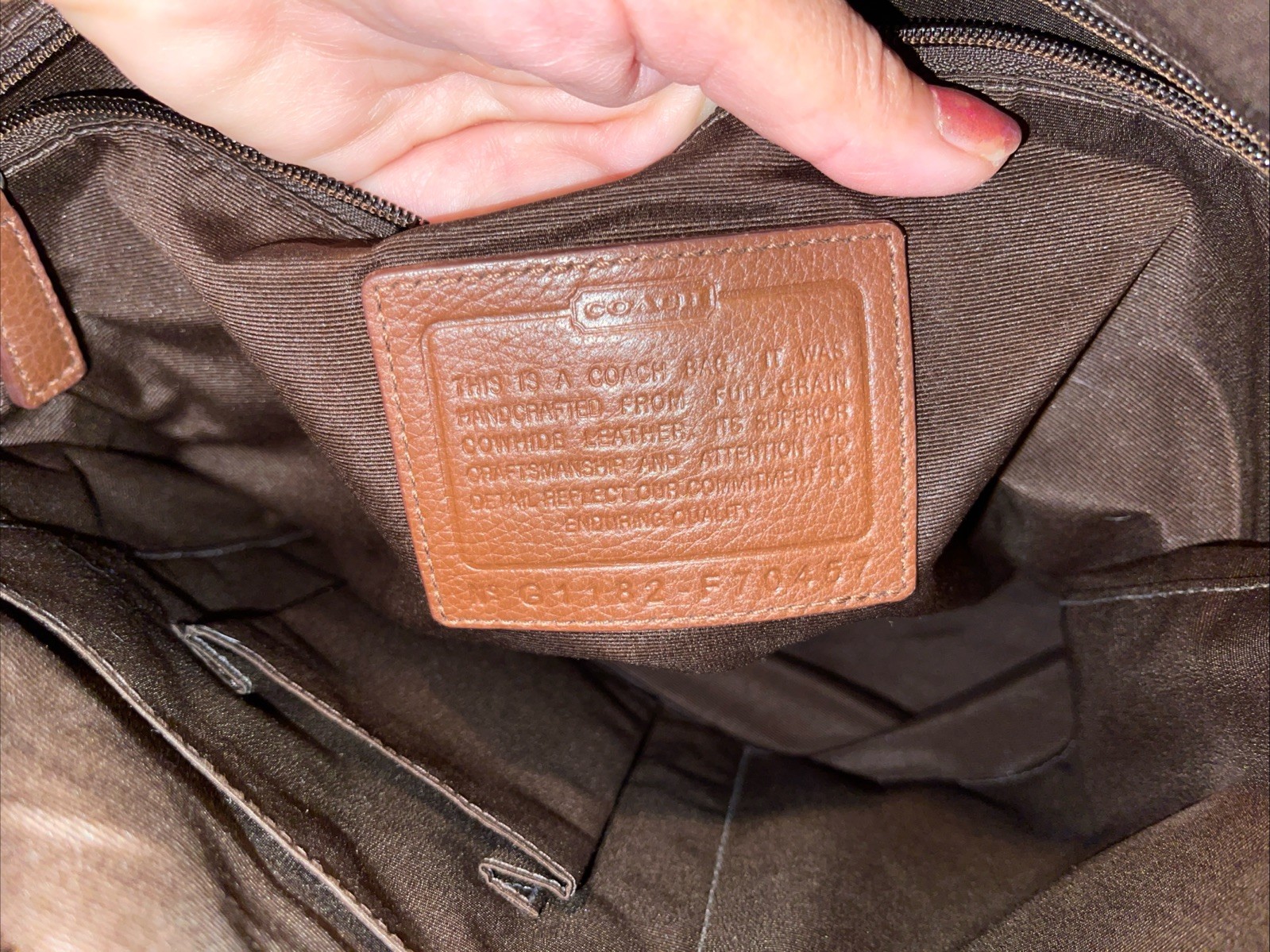 Coach LEATHER TECH CROSSBODY Bag Men’s Should Bag Brown
