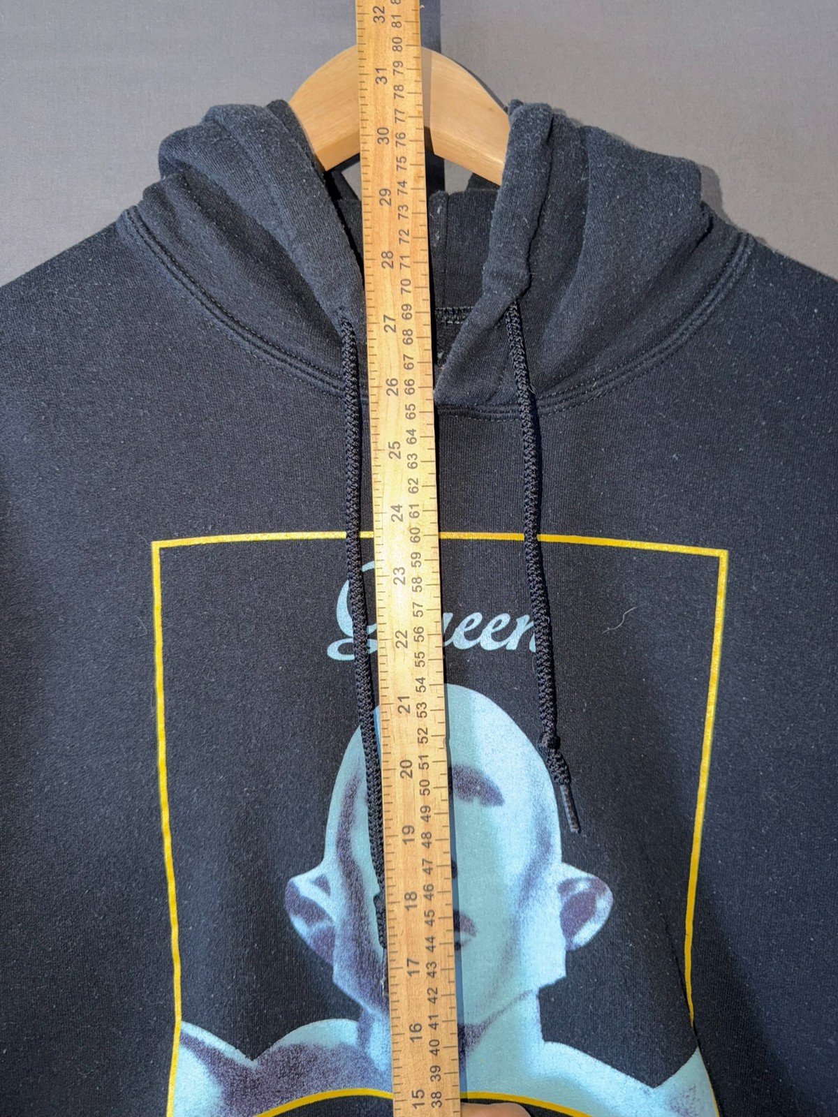 Queen Official Merch Hoodie Black “We Will Rock You / We Will Rise” Graphic XL