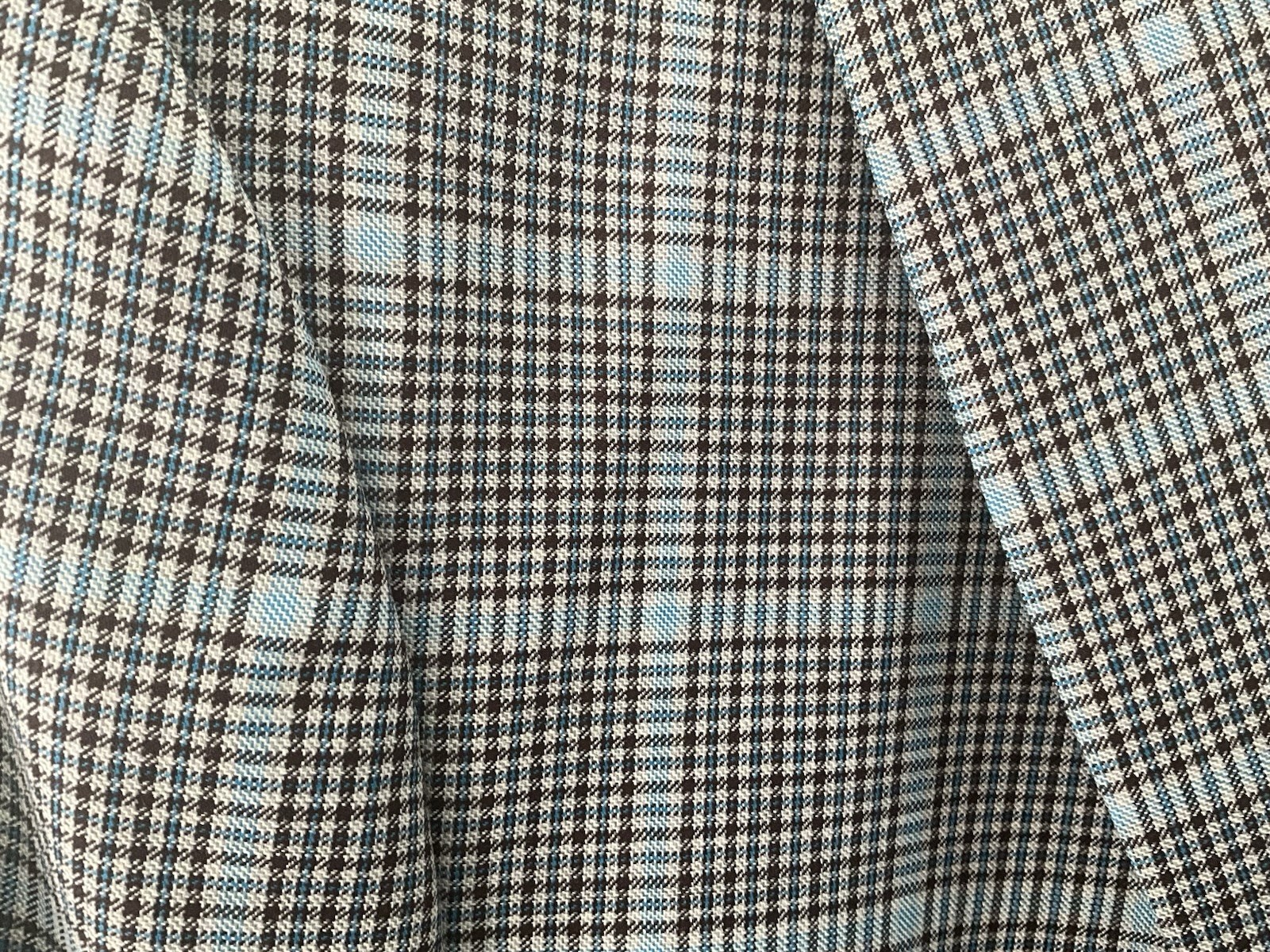 Brooks Brothers Regent Fit 42L Blue Brown Plaid Sport Coat Blazer