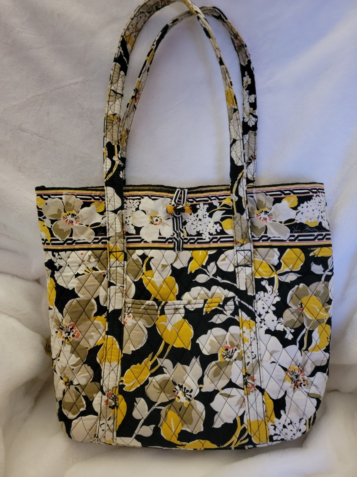 Vera Bradley Dogwood Holiday Large Tote Shoulder Bag Purse