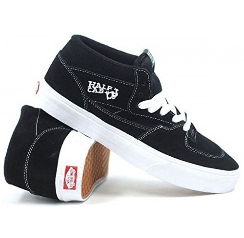 Vans Unisex Half Cab Shoes In Black/White| Authentic New